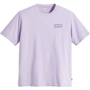 Levi's Ss Relaxed Fit Tee T-Shirt heren, Original Batwing Purple Rose, XS