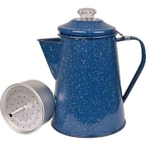 GSI Outdoors Koffiekan met percolator-inzetstuk 1,2 L percolator, blauw, M