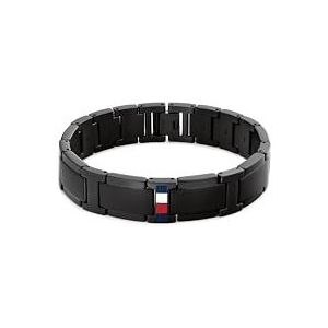 Tommy Hilfiger - Link Armband - Zwart - Roestvrij Staal