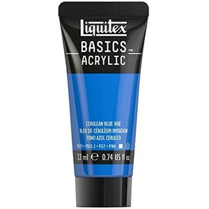Liquitex 8870455​ Basics acrylverf - cölline blauwe tint, 22 ml tube, lichtecht, waterbestendig, voor het schilderen en decoreren van hout, metaal, keramiek, kunststof, canvas