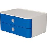 Han 1120-14 ALLISON SMART-BOX, design ladedoos, stapelbaar met 2 laden, Royal Blue