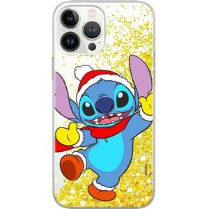 ERT GROUP mobiel telefoonhoesje voor Apple Iphone 13 PRO origineel en officieel erkend Disney patroon Stitch 009 optimaal aangepast aan de vorm van de mobiele telefoon, met glitter overloopeffect