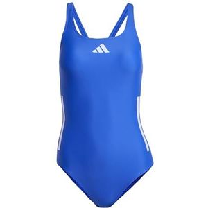 adidas Vrouwelijk 3 Strepen C-Back Badpak 32, Semi-heldere blauwe/violette toon, 164