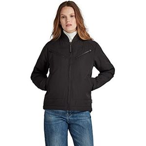 G-STAR RAW - C935-6484 - Bomberjas - Zwart - Geribde Boorden, Zakken met Ritssluiting