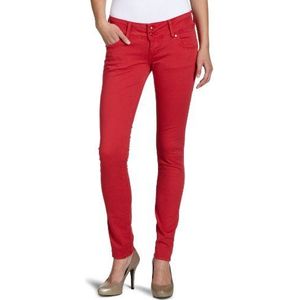 Cross Jeans Dames Jeans Normale tailleband, P 481-499 / Melissa, rood (bordeaux), 26W x 32L