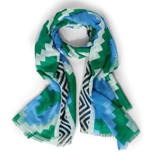 Street One Modieuze sjaal voor dames, Arty Green, A