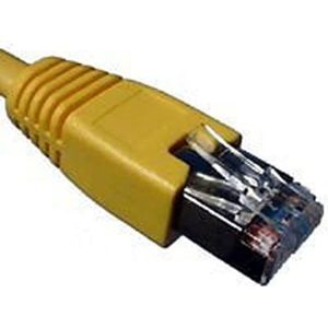 Telegärtner Patch-kabel (Cat. 7, F-STP LSZH 0,5 m) geel