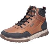 Rieker - Enkellaarsjes - Bruin - Leer