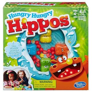 Hasbro Kid's Gaming Hungry Hungry Hippos, bordspel (veelkleurig, vanaf 4 jaar)