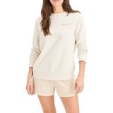 Crewneck - Geborduurd - Biologisch Katoen - Regular Fit - Blauw