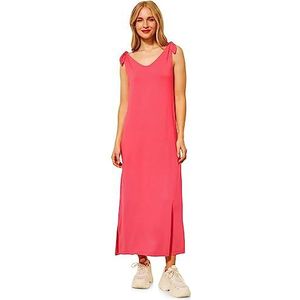 Street One Dames A143297 midi-jurk, Intense Coral, 36