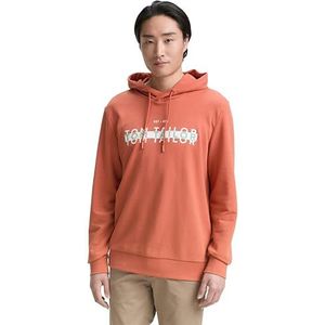 TOM TAILOR Sweatshirt voor heren, 38321 - Rust Red, XXL