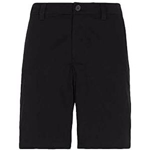 Armani Exchange Heren rug metalen plaat logo shorts, Zwart, 48