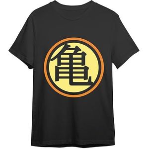 Comic Studio Dragon Ball Camiseta | Kame Logo | L T-shirt, zwart/wit, L, Zwart/Wit, L