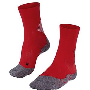FALKE Uniseks-volwassene Sokken 4 GRIP Stabilizing U SO Functioneel material Voor maximale snelheid 1 Paar, Rood (Scarlet 8079), 42-43