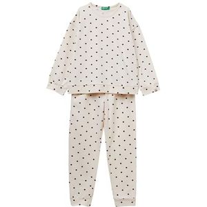 United Colors of Benetton Pyjamaset voor meisjes en jongens, Veelkleurig., XS