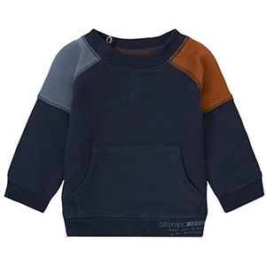 Noppies Baby Baby-jongens jongens sweater lange mouwen jelling trui, Black Iris-P554, 56