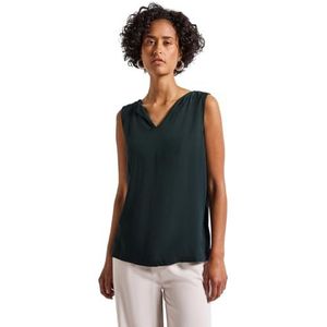 Street One - Dames Top - Groen - Met Gespleten Hals