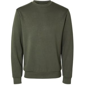 SELECTED HOMME Mannelijk sweatshirt met lange mouwen, Forest Night, L