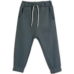 Koton Babyboy Jogger Sweatpants Brushed Interior Trekkoord Gedrukt Katoen, 637 (blauw), 4-5 Jahre