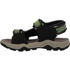 Lurchi 74L8193003 sandalen, zwart-groen, 33 EU, zwart/groen, 33 EU