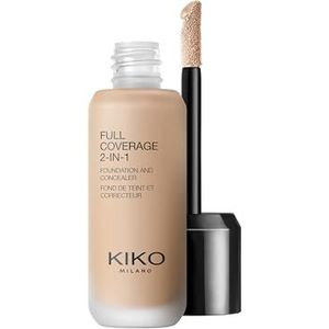 KIKO Milano Full Coverage 2-In-1 Foundation & Concealer 46 - NG50, 2 In 1 Foundation En Concealer, Hoge Dekking