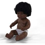 Miniland 31160 - Baby (Afro-Amerikaans meisje) 38 cm