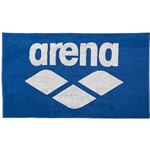 Arena Unisex - volwassenen katoenen handdoek Pool Soft, royal-wit, 150x90cm