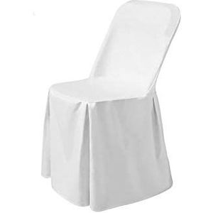 HENDI Klapstoel hoes - voor HENDI stoel 810965 & 810989 - Wit - 540x440x(H)840 mm