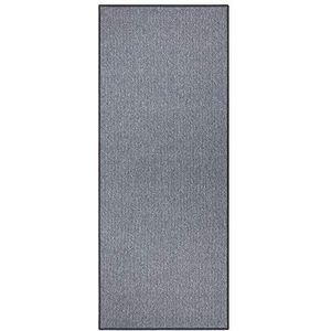 BT Carpet Fine-Loop Runner Bouclé Tapijtloper (80 x 200 cm, 100% polypropyleen, geschikt voor vloerverwarming, robuust, eenvoudige reiniging, antislip), grijs
