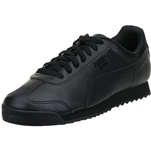 PUMA Heren Roma Basic Sneaker, zwart/zwart, 9 UK, Zwart, 43 EU