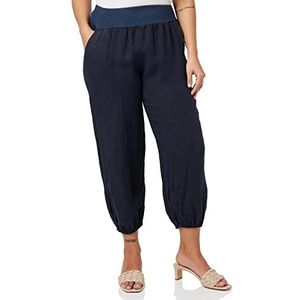 Bonamaison Dames Trlsc100823 Casual broek, marine, 14 UK, Marinier, 40