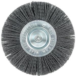 Originele Einhell Nylon Voegenborstel (Voegenreiniger Accessoires, reinigingsbreedte 10 mm, Ø110 mm, geschikt voor Einhell Accu Voegenreiniger GE-CC 18/110 Li E Solo)