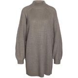 Noisy may Gebreide jurk 'NMTIMMY'  grijs
