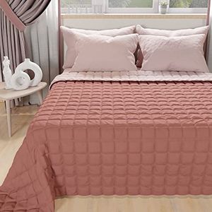 PETTI Artigiani Italiani Zomersprei, zachte bedhoes, microvezel, 100% Made in Italy, groen/limoen, tweepersoonsbed (220 x 260 cm)