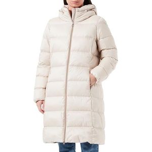 Geox W Charlene Jacket voor dames, Zilvergrijs, 46