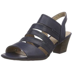 Jana dames 28301 slingback, Blauw Navy 805, 36 EU Breed