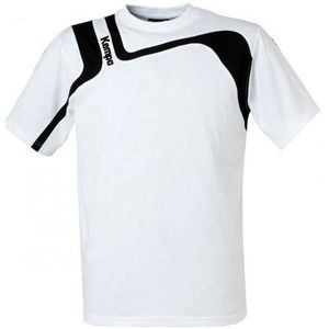 Kempa T-shirt Aspire trainingsshirt, wit/zwart, XXL