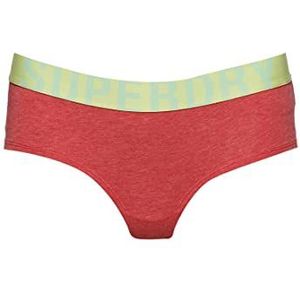 Superdry Large Logo Hipster Brief NH W3110367A Coral Marl 12 Dames, Coral Marl, 38