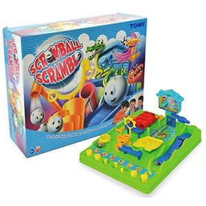 TOMY - Tricky Billie Ball Circuit T7070, actiespel voor kinderen, behendigheidsspel en snelheid, meerkleurig balspel voor kinderen vanaf 5 jaar