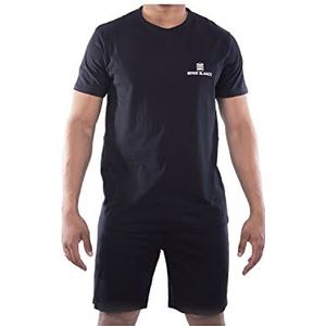 Serge Blanco Pijama Set voor heren, Wes/Bk, 3XL