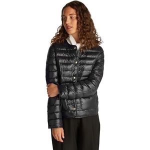 TOMMY HILFIGER Modern kort donsjack voor dames WW0WW45929, Zwart (zwart), XL