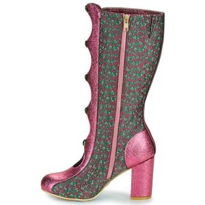 Irregular Choice Dames Ditsy Darling Fashion Boot, roze, 37 EU