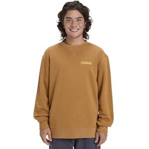 Quiksilver Salt Water Graphic Crew Fleece Pullover Bruin XS
