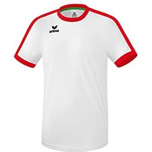 Erima uniseks-volwassene Retro Star shirt (3132130), wit/rood, M