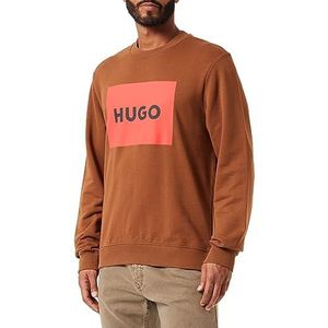 HUGO Heren Duragol222 Sweatshirt, Roest/Copper224, Roest/Koper224, L