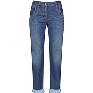 GERRY WEBER Edition Dames Jeans, Dark Blue Denim met gebruik, 38