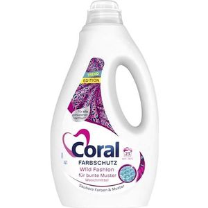 Coral Kleurbescherming Wild Fashion voor kleurrijk patroon wasmiddel vloeibaar wasmiddel voor schone kleuren en patronen 23 WL