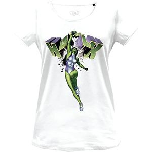 Marvel WOMARCOTS021 T-shirt, wit, XL dames, Wit, XL