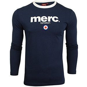 Merc London T-shirt voor heren, blauw (navy), M